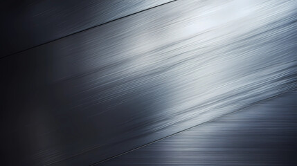 Brushed Metal Surface with Subtle Light Reflections