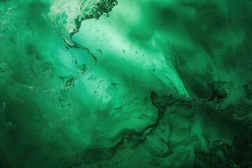 A shiny emerald green background