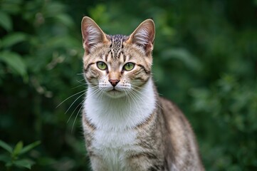 Fototapeta premium Mature feline without fur