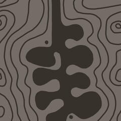 Minimal abstract image for printing. Picture for modern interiors. The picture is painted by hand on a tablet. © neurostructure