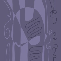 Minimal abstract image for printing. Picture for modern interiors. The picture is painted by hand on a tablet. © neurostructure