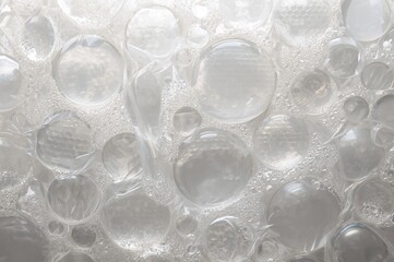 Assortment of textured plastic air cushion wraps