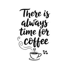 A cup of coffee with a heart and beans motif conveys the positive message that there is always time to pause for a moment to enjoy coffee.
