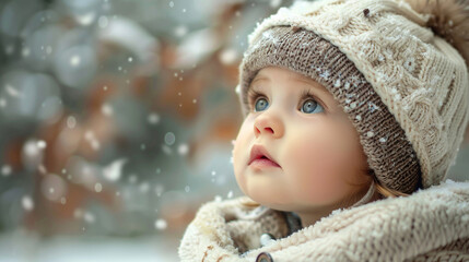 Cute Child Looking Adorable and Thoughtful