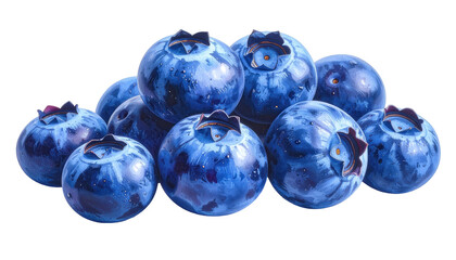 A   shot presents a pile of ripe, vibrant blueberries.