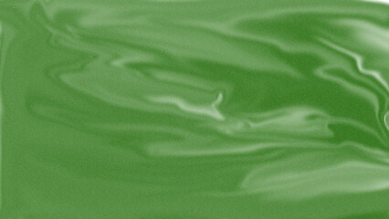 Glossy green marbled texture with fluid swirls and light reflections isolated on transparent...