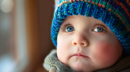 Cute Child Looking Adorable and Thoughtful