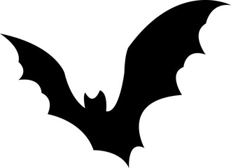 Bat halloween clip art design on plain white transparent isolated background for card, shirt, hoodie, sweatshirt, apparel, card, tag, mug, icon, poster or badge
