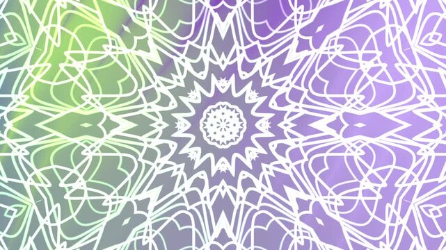 Abstracts Twirls Kaleidoscope A, Abstract geometric mandala pattern with gradient background creates a mesmerizing visual effect,  royalty free stock.