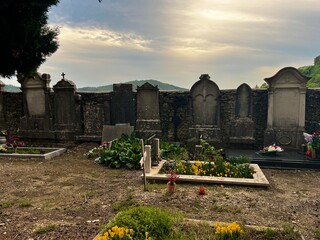 Motovun Graveyard on a Hill