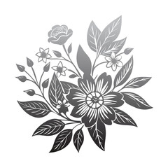 Botanical Line Art Floral Illustration