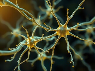 Neurons Glowing Against a Dark Background: A Microscopic View of Neural Networks