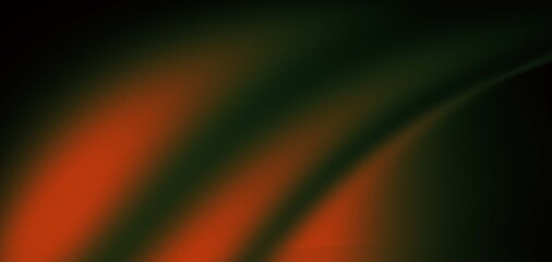 Green red black gradient abstract glowing flow on grainy wave dark textured background vibrant retro cover poster header wallpaper design copy space