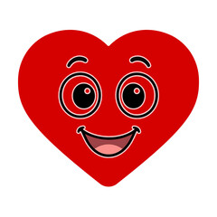 heart with smile