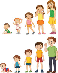 happy family with children