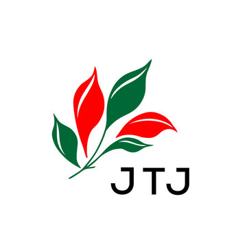 JTJ Professional Plant Logo for Business Branding, JTJ Later Logo, Nature Inspired Minimalist Logo Template, 
