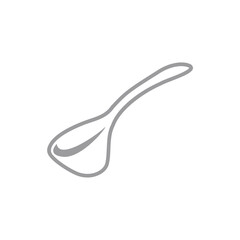 Elegant Ladle Icon on White Simplicity in Kitchenware, Essential Cooking Tool Symbol, Culinary Element for Recipes and Food Presentation