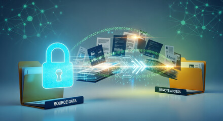 Securely Transferring Digital Files Between Protected Folders Efficiently