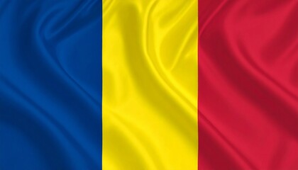 Rippling with quiet dignity, the Romanian tricolor flows in blue, yellow, and red—each stripe a testament to liberty, loyalty, and the enduring pulse of national pride.