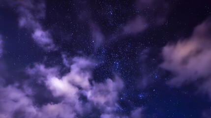 Naklejka premium clouds in space