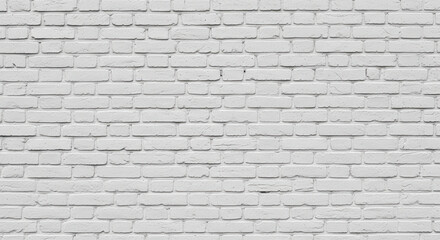 Fototapeta premium Clean White Brick Wall Texture for Background Design