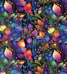 Seamless background pattern of lilac branches with white butterflies. Realistic lilac pattern branch with flowers and leaves on a white background. Vector.