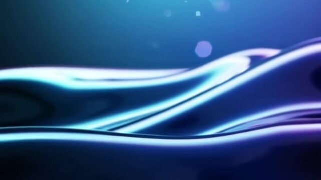 Abstract blue wave background HD video