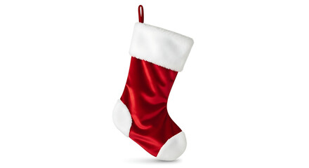 Find the perfect christmas stocking red and white holiday stocking for your christmas decorations needs transparent background