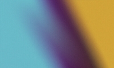Abstract gradient background featuring cyan purple and gold colors with soft grain texture