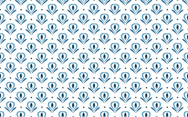 Ornate seamless pattern. Traditional Slavic and Russian folk art, Gzhel in blue and white ceramic designs. Backdrop for wallpaper, fabric, stationery, fashion, kitchen cloth.