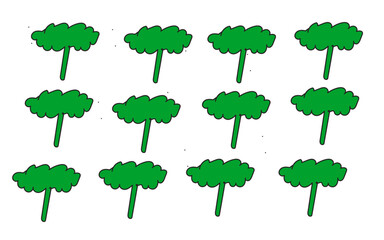 Abstract geometric shapes with bold color accents