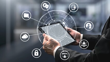 Cyber security protection and cyber security strategies against cyber threats, system hacks, digital breaches, network attacks, and safeguarding data with strong cyber security infrastructure. Spire