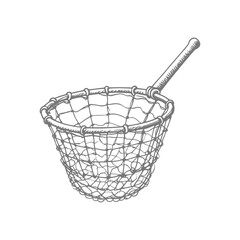 Fishing Net Design Illustration