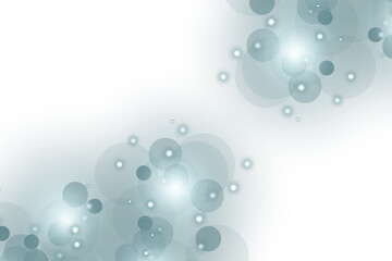 Soft Blue Bokeh Light Background