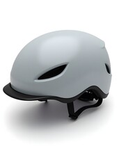 Fototapeta premium Bicycle Helmet Isolated on White Background