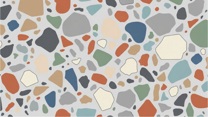 Grass and Broken Tiles Mosaic CAD Pattern – Vector Line Art Texture for Architecture and Landscape Design AI EPS PNG JPEG