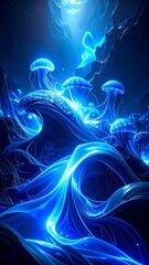 abstract blue background