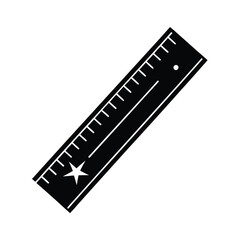 Sailor element isolated navigation ruler on white background