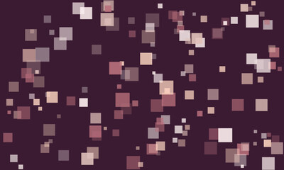Abstract Background with Scattered Squares in Warm Tones