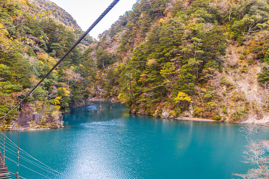 Autumn scenery of Sumata Gorge, Shizuoka Prefecture