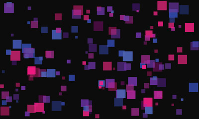 Abstract Geometric Digital Art Falling Cubes Pattern Background