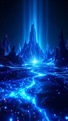 abstract blue background with lines
