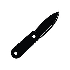 Sailor element isolated pocket knife on white background