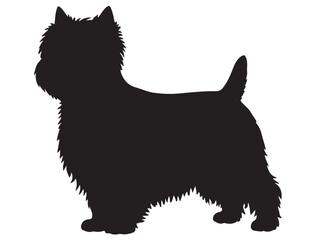 WEST HIGHLAND DOG SILHOUETTE