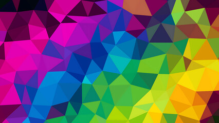 Obraz premium Vibrant abstract geometric background with colorful polygonal shapes