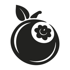 Blueberry Symbol Isolated Illustration Ripe Sweet Healthy Fruit Berry Antioxidant Vitamin Superfood Detailed Design