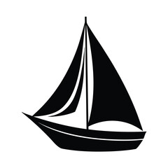 Sailor element isolated sail cloth on white background