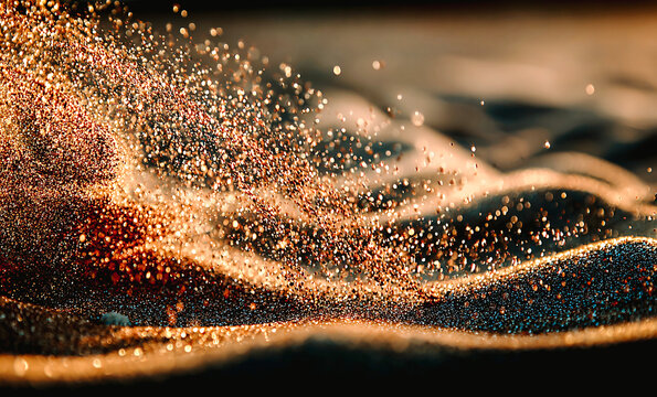 Vent et mouvement dans le sable