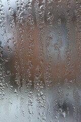 water drops on window