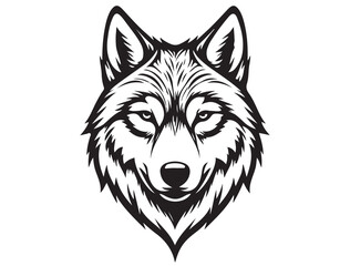 WOLF HEAD SILHOUETTE